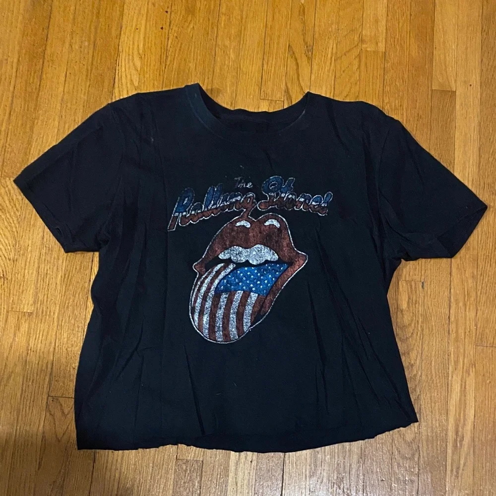 Rolling Stones Black T-Shirt Sz M - Picture 4 of 6